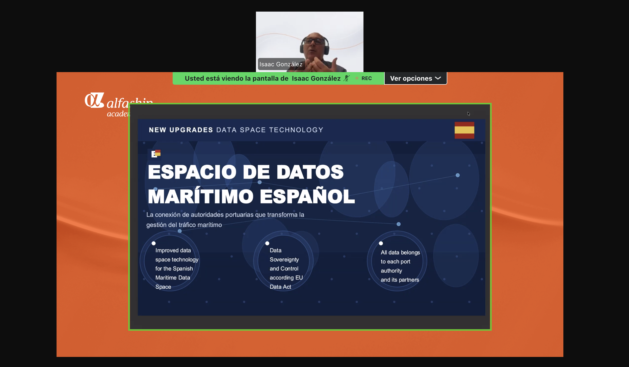 Primer espacio de datos marítimo de España en Alfaship Group