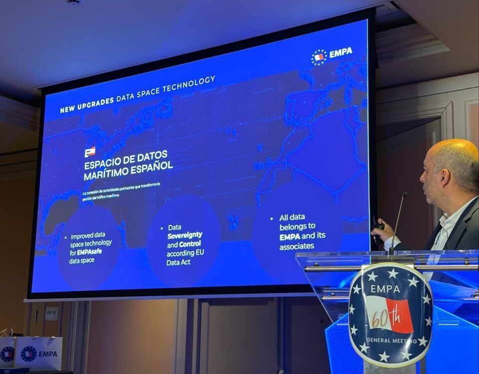 Primer espacio de datos marítimo de España en EMPA