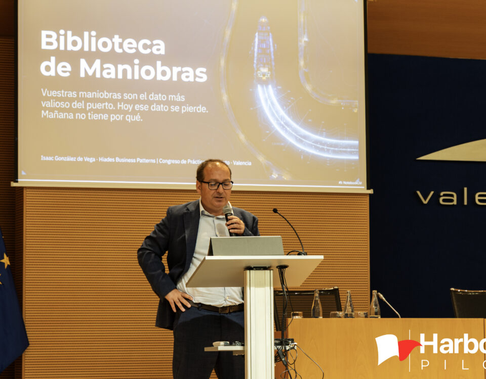 Hiades Business Patterns y su proyecto EDME en el congreso 111º de prácticos de puerto 2026 - Derecho de autor: harbourpilot