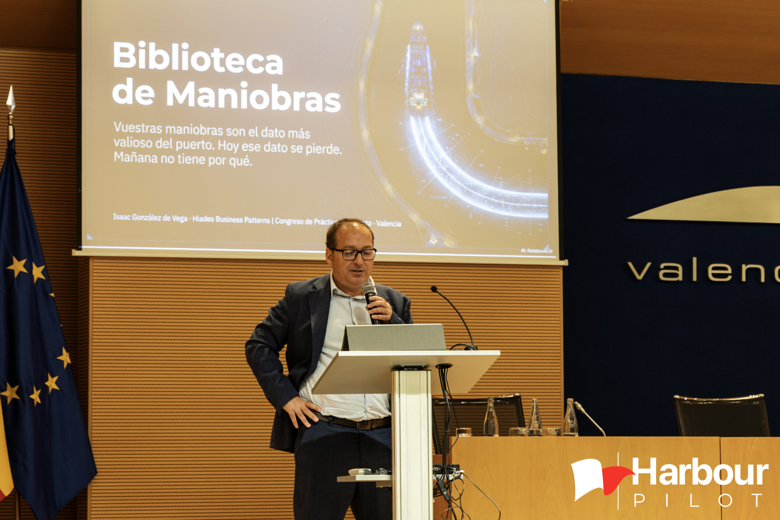 Hiades Business Patterns y su proyecto EDME en el congreso 111º de prácticos de puerto 2026 - Derecho de autor: harbourpilot